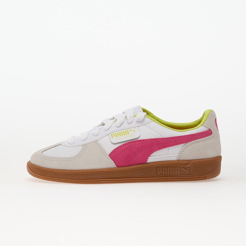 Puma Palermo Lth Puma White-Fluro Pink Pes 65952928