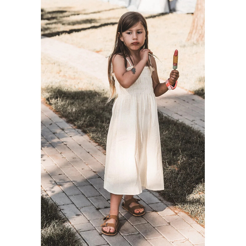 Kesi Detské sandále na korkovej platforme, zapínanie na suchý zips, 57117915