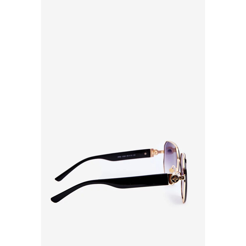 Kesi Dámske slnečné okuliare UV400 čierno-zlaté 58208548