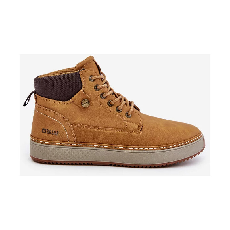 Big Star Shoes Šnurovacie pánske členkové topánky Big Star Hi-Poly 62317180