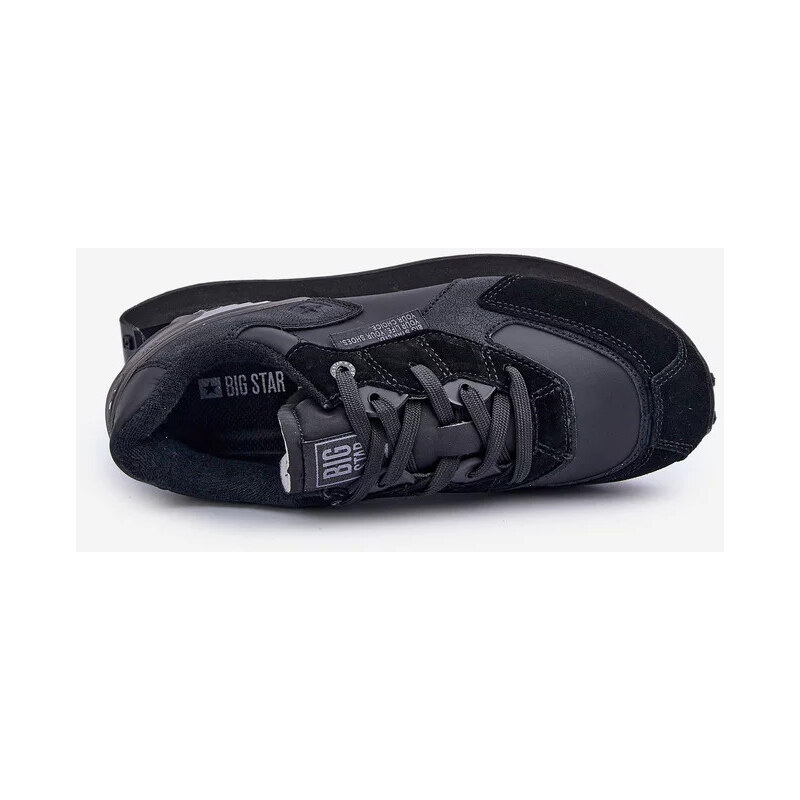 Big Star Shoes Pánske kožené tenisky Big Star OO174297 Hi-Poly System 64861310