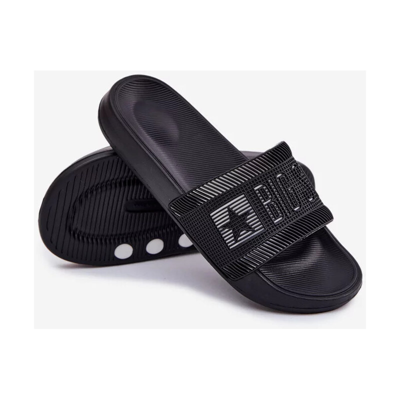 Big Star Shoes Pánske papuče Big Star - čierne 65445987