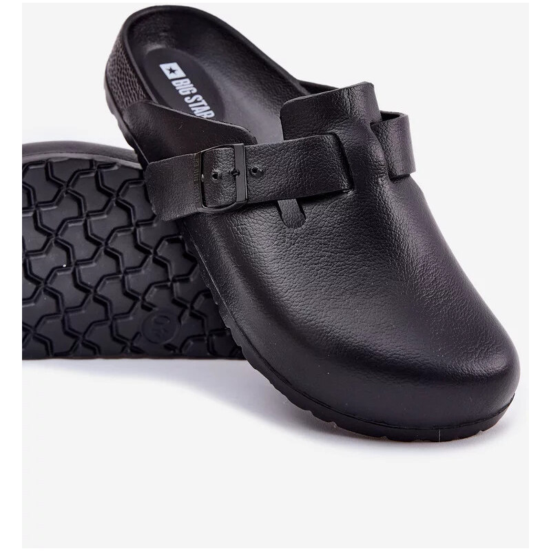 Big Star Shoes Pánske penové papuče Big Star - čierne 65446101