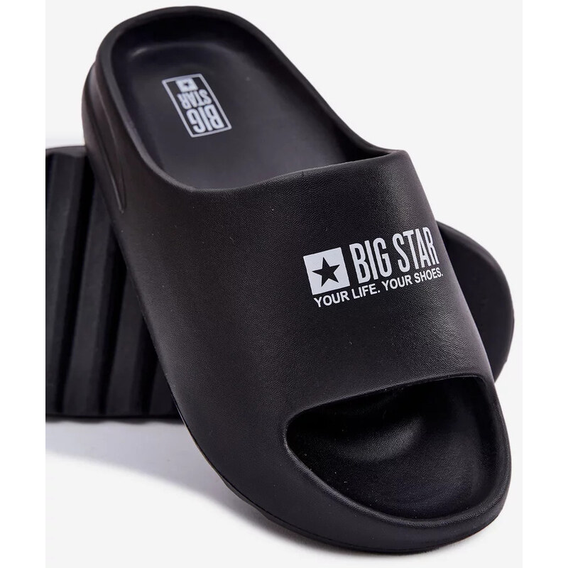 Big Star Shoes Pánske penové papuče Big Star - čierne 65446116