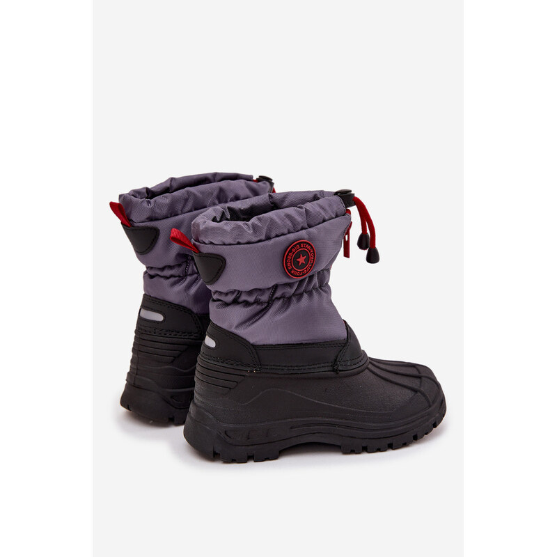 Big Star Shoes Detské zimné topánky Big Star - sivo-čierne 65955436