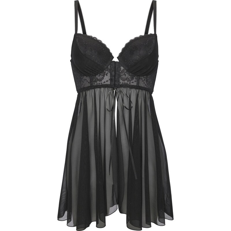 LASCANA Negližé čierna 65966566