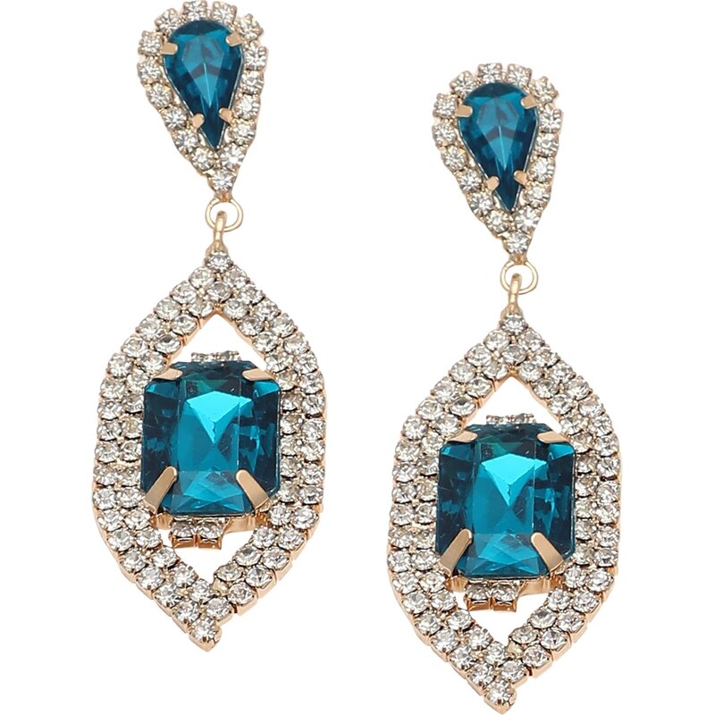 SOHI Náušnice Abbigael azúrová / strieborná 65966382