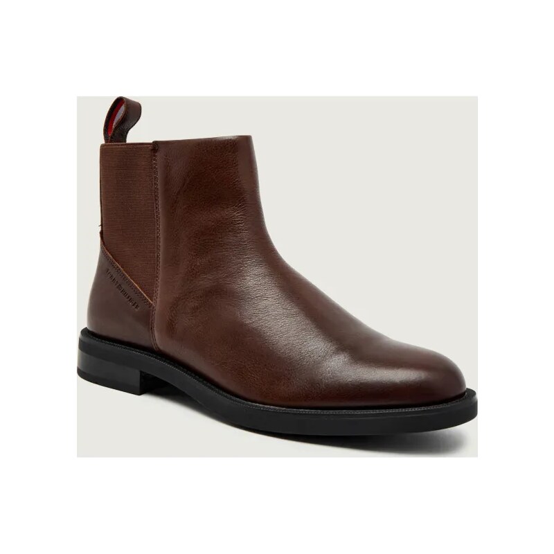 Tommy Hilfiger Jazdecké topánky VOGUE LTH WARM CHELSEA | koža 65932752