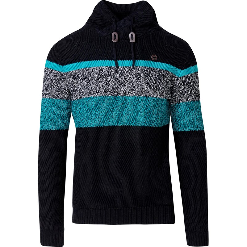 KOROSHI Sveter tyrkysová / sivá / čierna 65966919