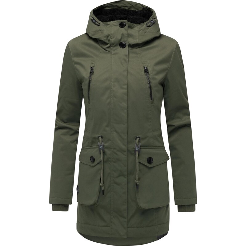 Ragwear Zimná bunda Ellsa kaki 65981160