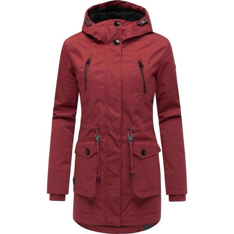 Ragwear Zimná bunda Ellsa ohnivo červená 65981158