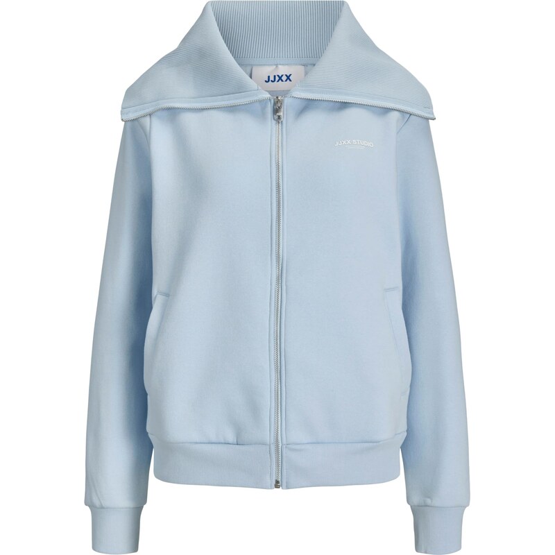 JJXX Tepláková bunda JXSTUDIO svetlomodrá / biela 65967462