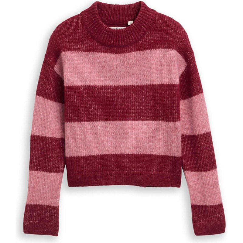 TOM TAILOR Sveter staroružová / grenadínová 65967491