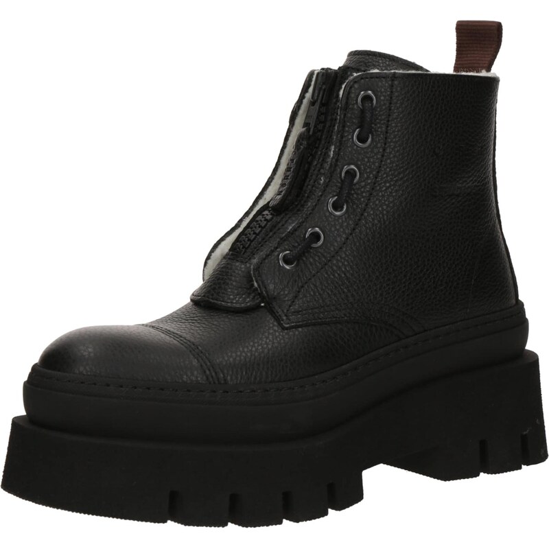 Copenhagen Studios Šnurovacie členkové čižmy čierna 65967628