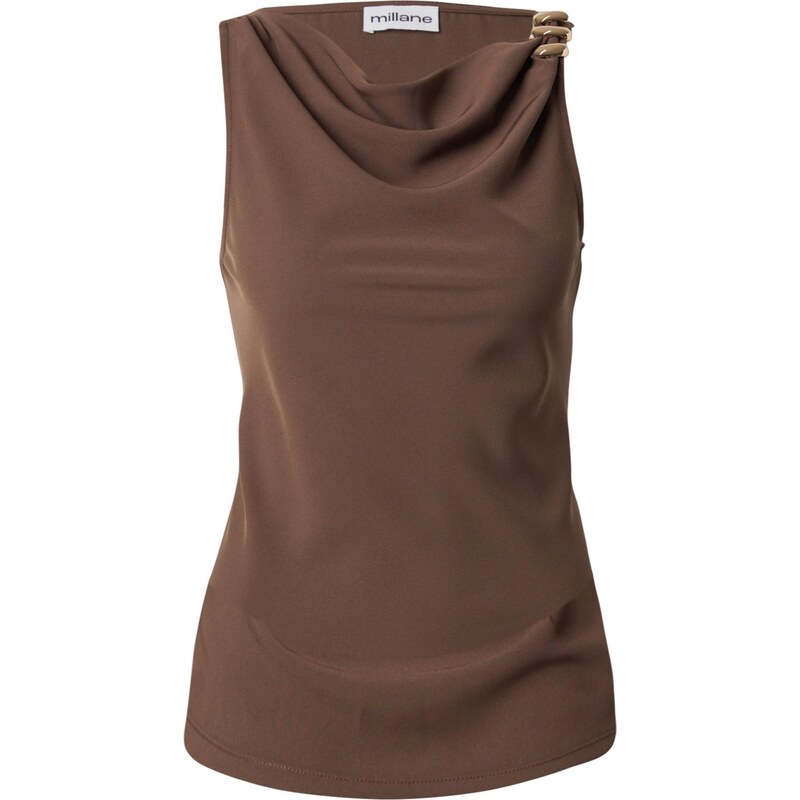 millane Top hnedá 65967828