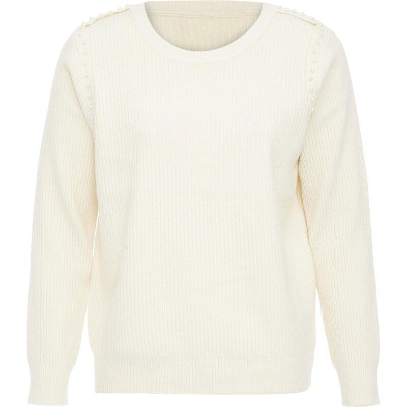 dulcey Sveter biela ako vlna 65966314