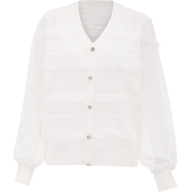 carato Kardigán biela 65966345