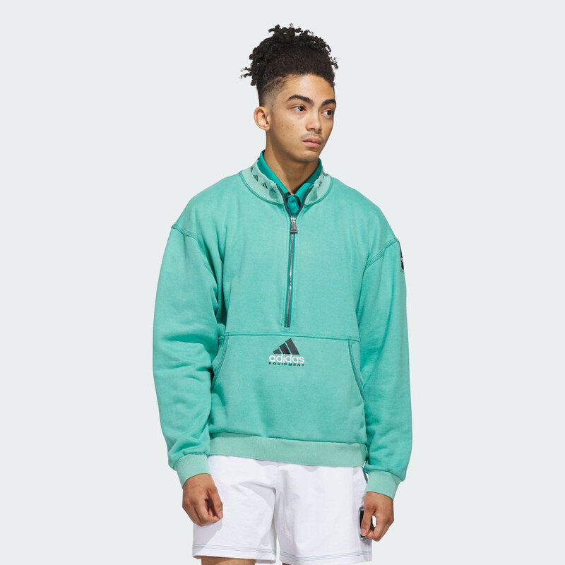 Adidas Mikina Equipment so štvrtinovým zipsom 65960013