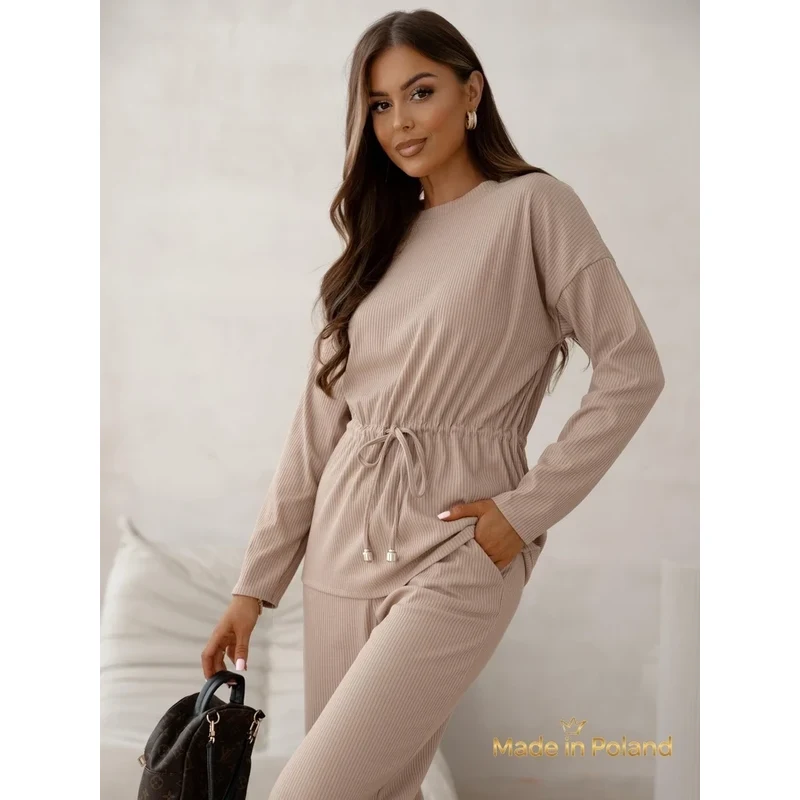 Resti Cotton Womens set ala sweater ribbed 65960496