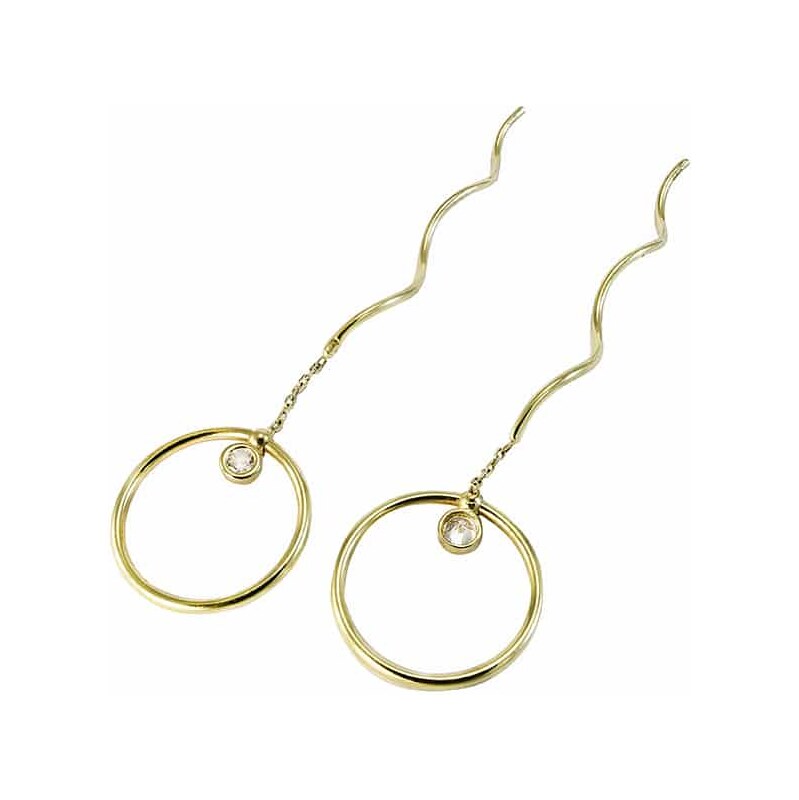 Zlaté náušnice Glare 510 65965486
