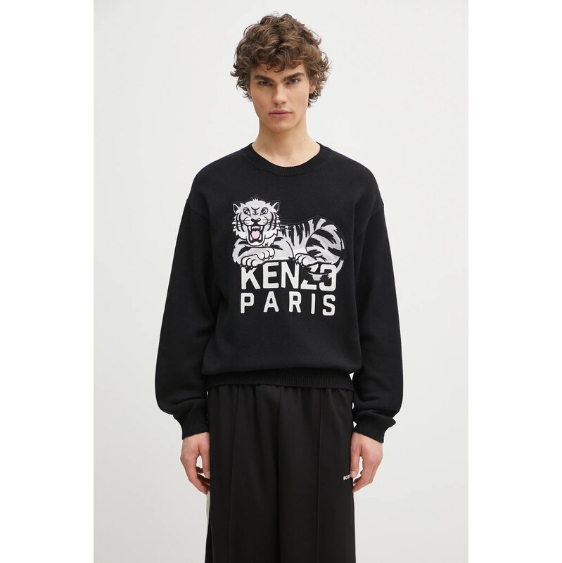 Vlnený sveter Kenzo Happy Tiger 65965830