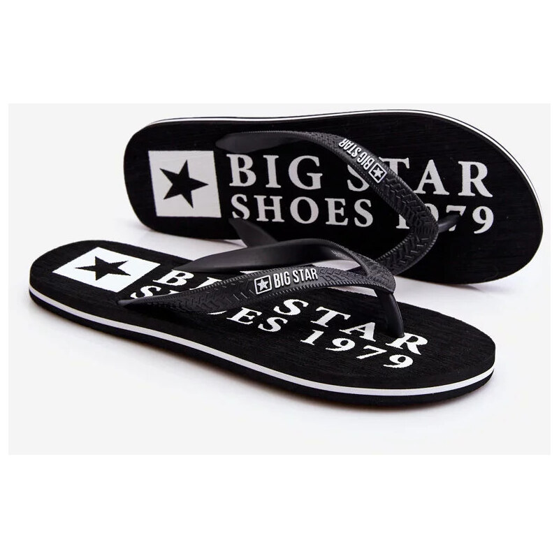 Big Star Shoes Pánské lehké žabky Big Star LL174444 Černá 49787235