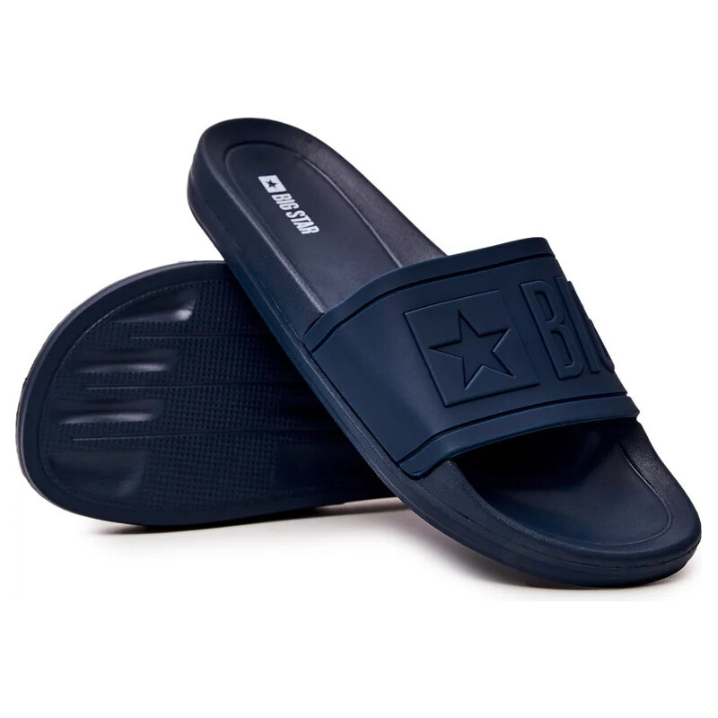 Big Star Shoes Pánské klasické pantofle Big Star - tmavě modré 55726937