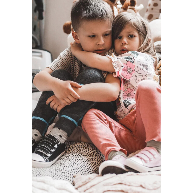 Kesi Dětské tenisky na suchý zip Černá Bernie 55727157