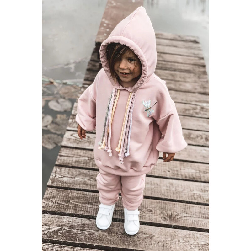 Kesi Detské tenisky so suchým zipsom Biela a ružová zlatá roztomilá 58207801