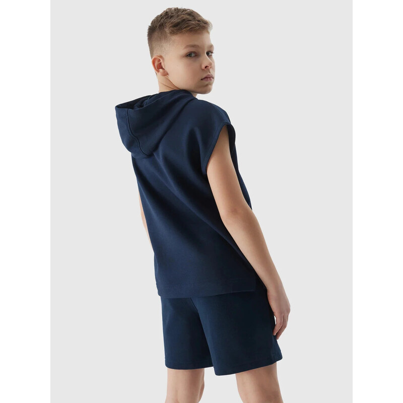 Chlapčenské tepláky 4F - tmavomodré 58281284