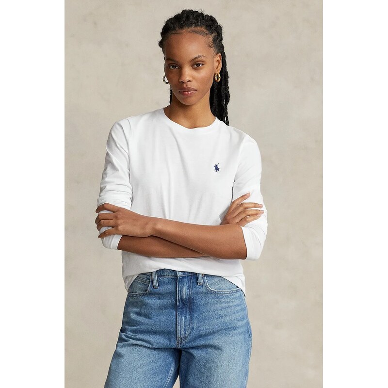 Bavlnené tričko s dlhým rukávom Polo Ralph Lauren 66510249