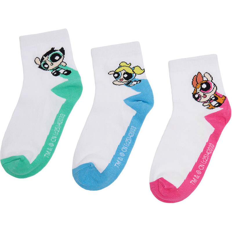 Krátke ponožky Powerpuff Girls 65973796