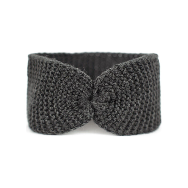 Artofpolo Dámska pletená čelenka Paola Classic Grafitová 65223674