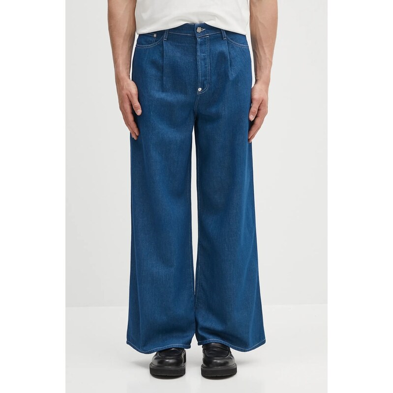 Džínsy s prímesou ľanu Kenzo 65965928