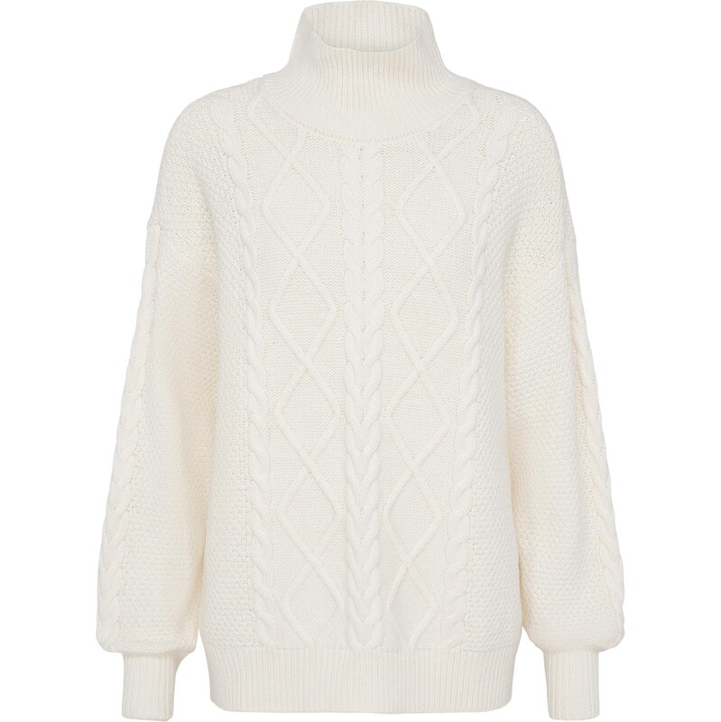 LeGer by Lena Gercke Sveter Elif šedobiela 66026211