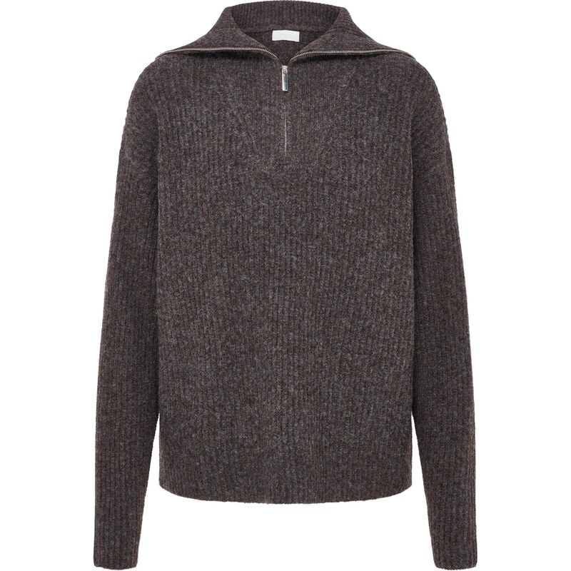 LeGer by Lena Gercke Sveter Kylie tmavohnedá 66026213