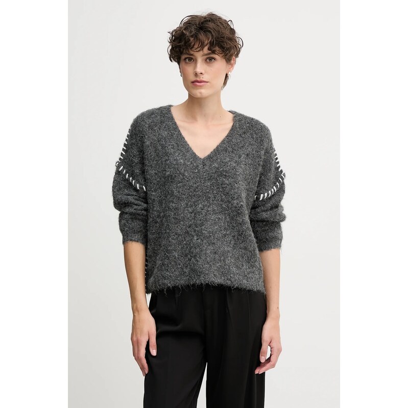 Sveter s prímesou vlny Sandro Ferrone 65969646