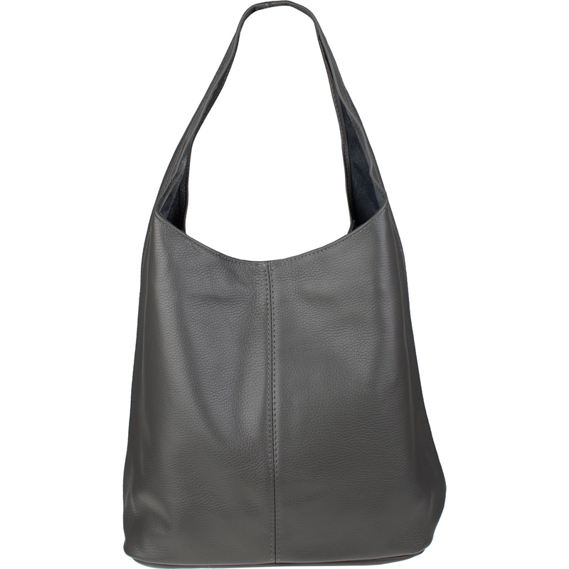 Sivá kožená talianska kabelka Camila Grigia Scura NovaKabelka.sk 65970111