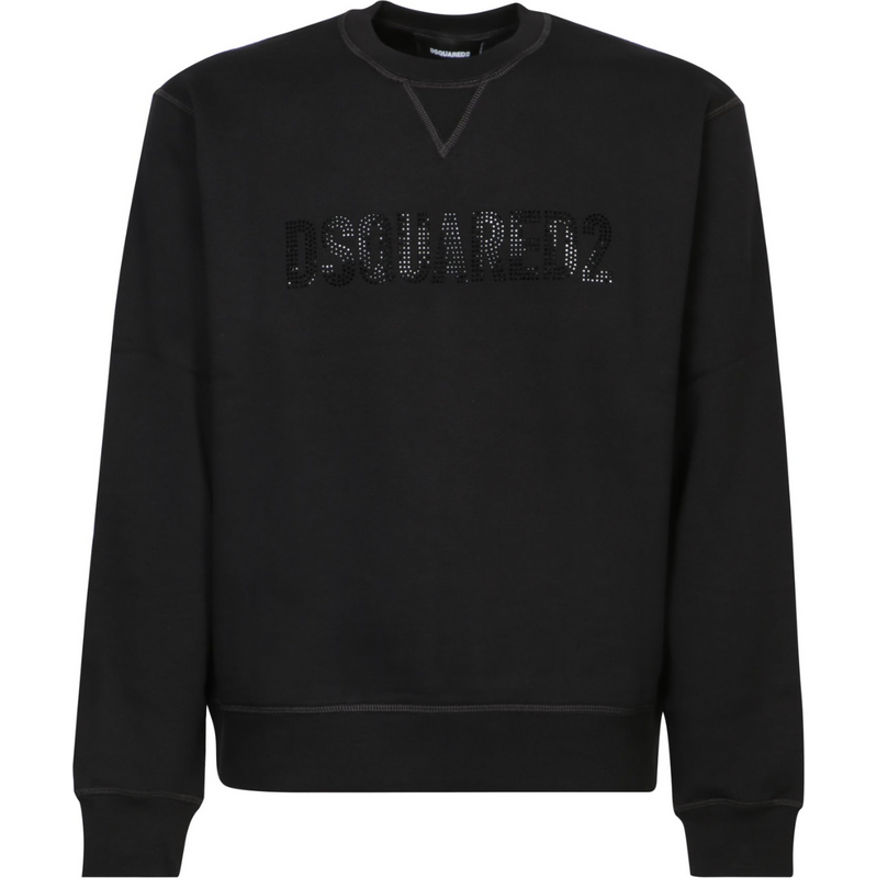 DSQUARED2 Glowing Logo Black mikina 65970894