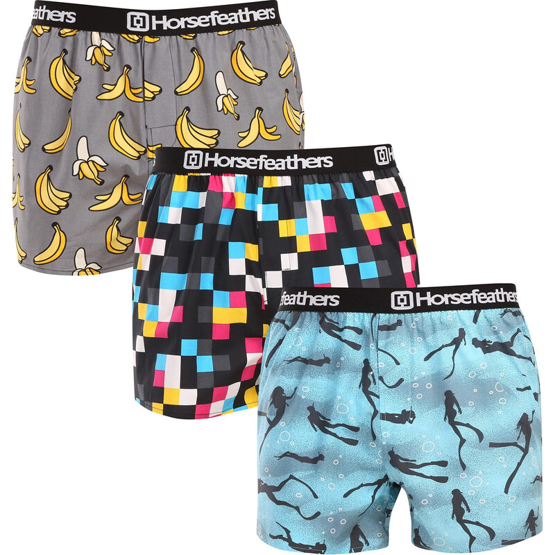 3PACK pánske trenky Horsefeathers Frazier Bundle 10 (AM096M) 65626238