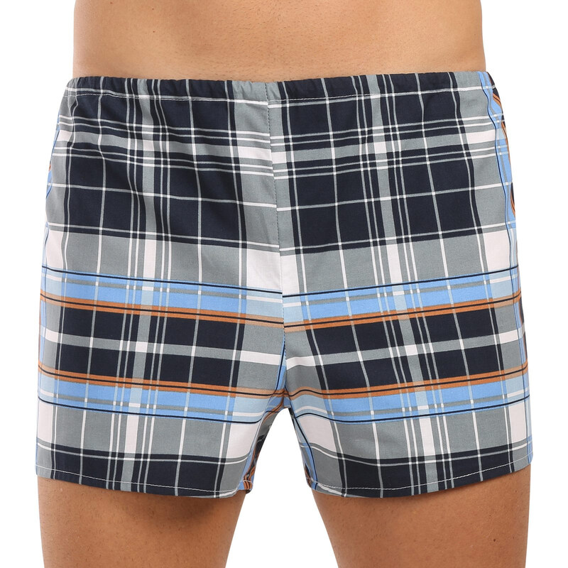 Klasické pánske trenky Foltýn viacfarebné kocky (K61) 66006962