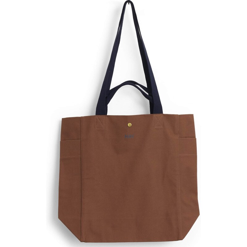 HAY Bavlnená taška Tote Bag Medium Milk Chocolate 65972389