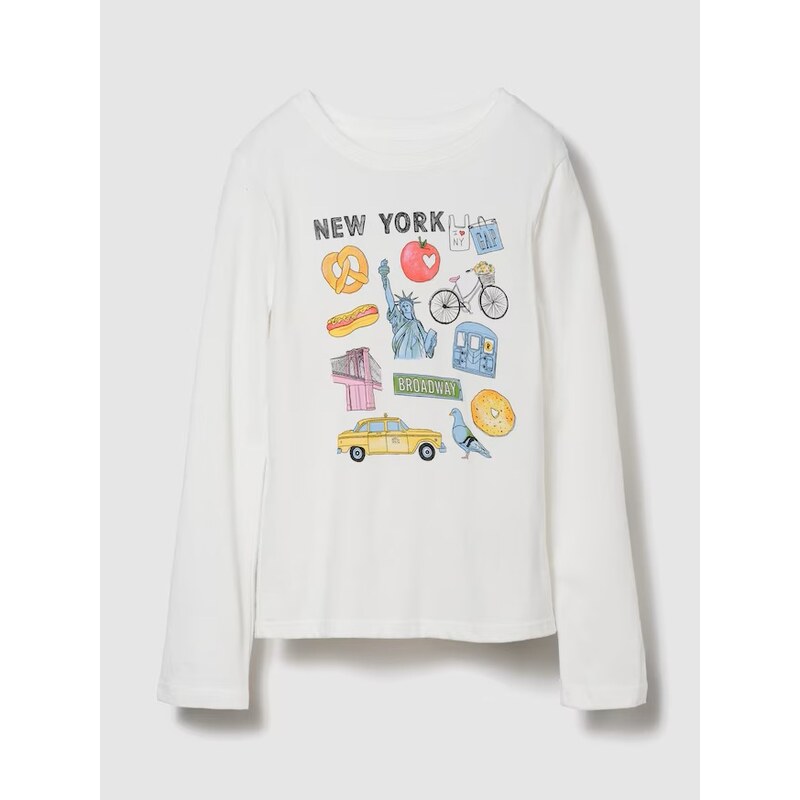 E-shop GAP Childrens T-shirt with print - Girls
