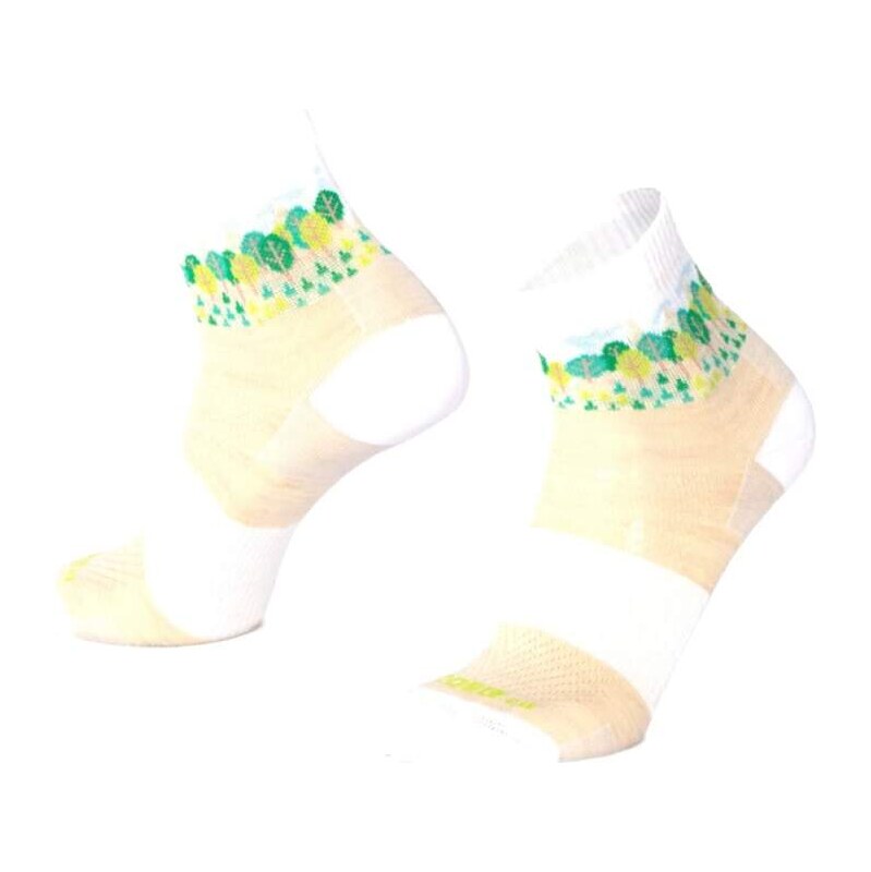 ORLIK FOREST členkové veselé merino ponožky Moose biela S 1 pár 65973290