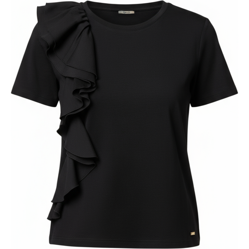 GAUDI Detail Black tričko 65973493