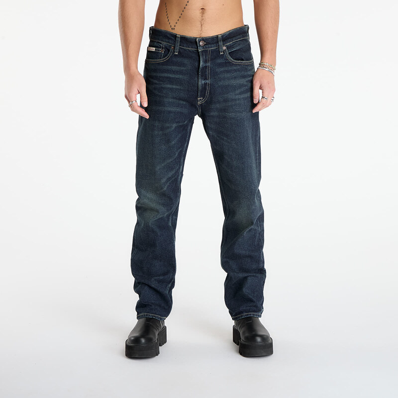 Džínsy Calvin Klein Jeans Standart Straight Gilded Jeans Blue W35/L34 65973561