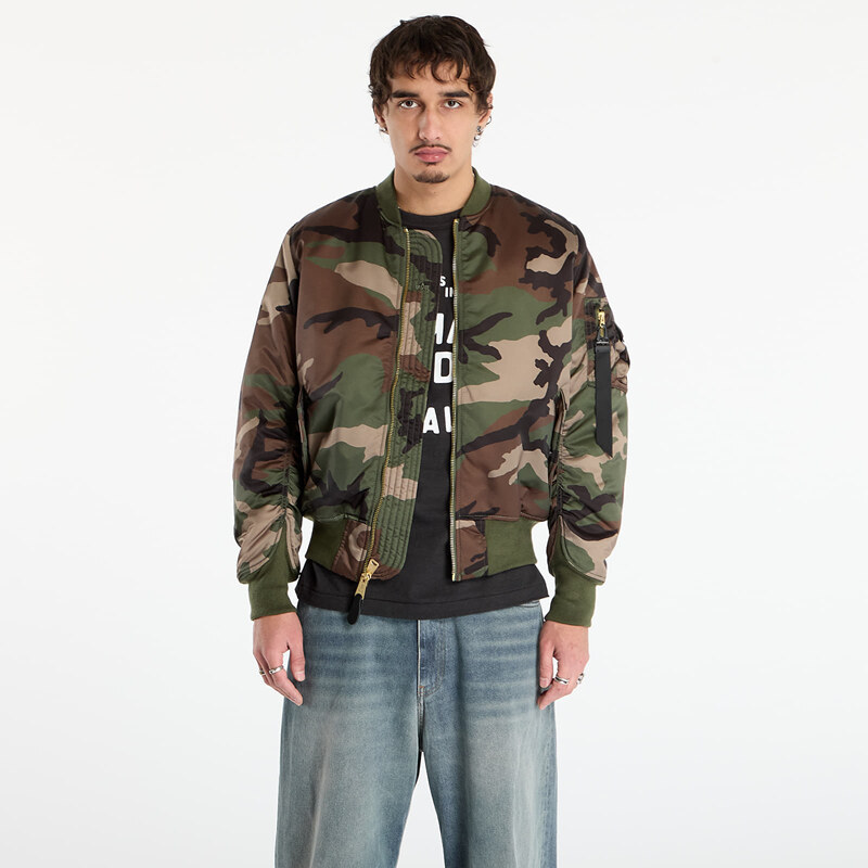 Bunda Alpha Industries MA-1 Base Flight Jacket Camo Wdl Camo 65 M 65973595