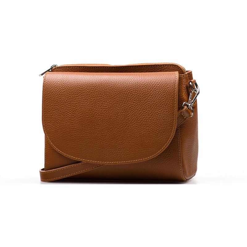 Blaire Kožená crossbody kabelka Otilia koňakovo hnedá 65954810