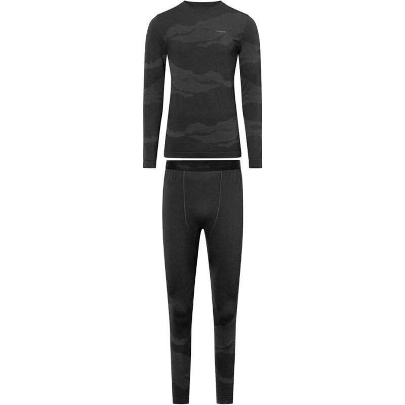 Pánske spodné prádlo VIKING Gasher Man Set Merino veľkosť M black 65974914