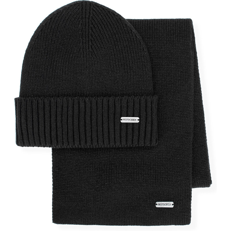 Wittchen Pánsky zimný komplet – čiapka a šál z akrylu pre moderný štýl 66067285